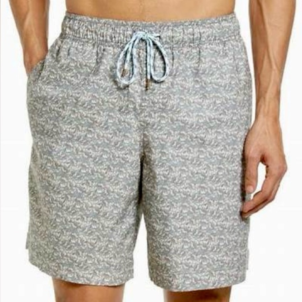 Rails Kian Honeysuckle Swim Trunks with Elastic Waistband and Drawstring Size S